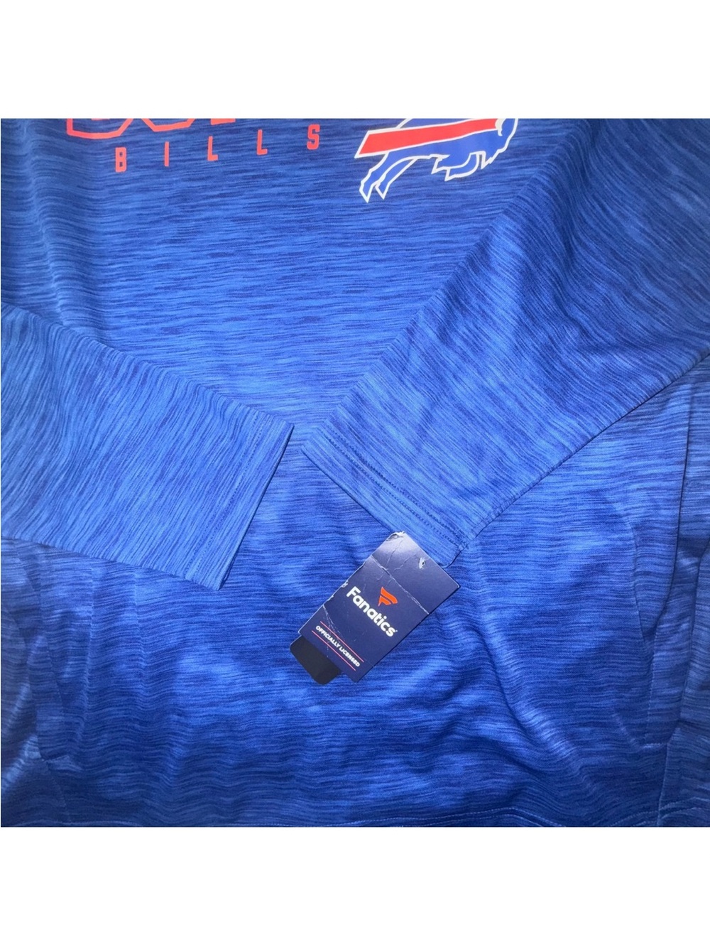 Fanatics Buffalo Bills Hoodie Men’s Large Blue Red Pullover NWT - Picture 5 of 11